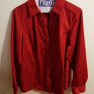 My favorite red button down